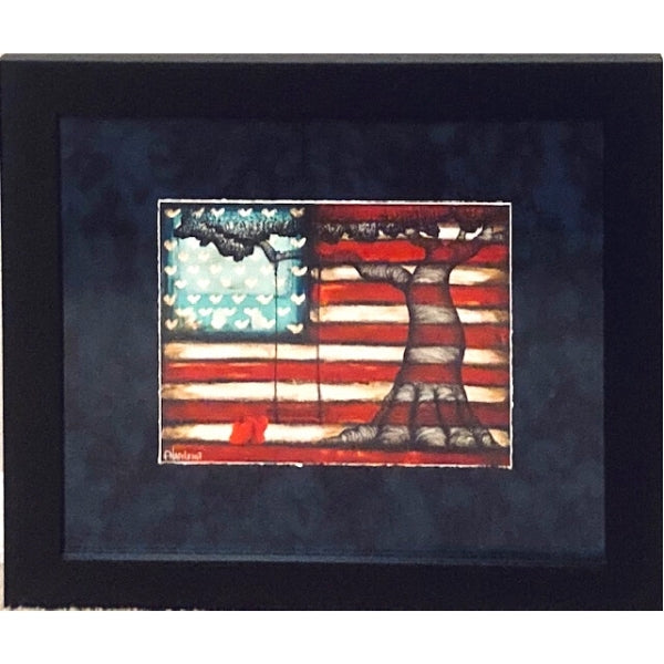 A FOND AMERICAN PASTIME by Fabio Napoleoni - Framed