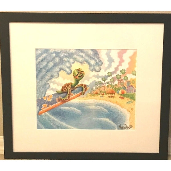SURF'S UP  by Nathan Szerdy - FRAMED - PoP x HoyPoloi Gallery
