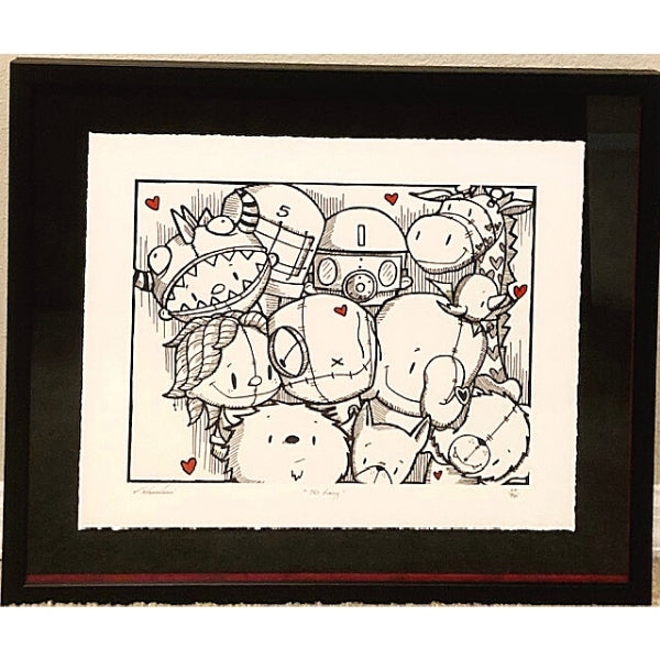 The Gang by Fabio Napoleoni - Framed Limited Edition Paper Giclee
