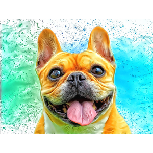 DOGS - French Bulldog Happiness by Alan Foxx - PoP x HoyPoloi Gallery