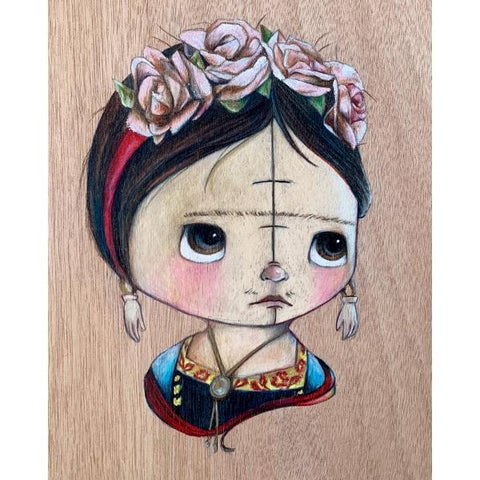 Frida Kahlo by Nomiie