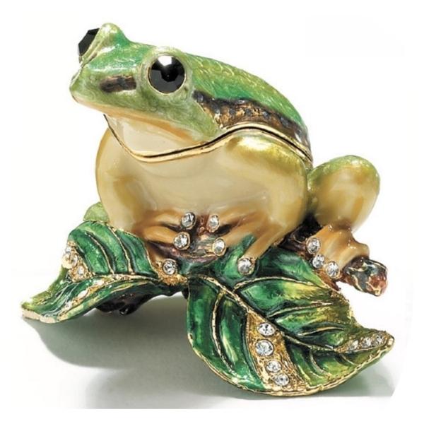 FROG ON BRANCH WITH LEAVES - PoP x HoyPoloi Gallery