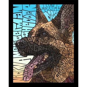 DOG-GERMAN SHEPHARD by Curtis Epperson - PoP x HoyPoloi Gallery