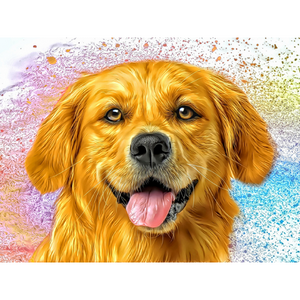 DOGS - Golden Retriever Devotion by Alan Foxx - PoP x HoyPoloi Gallery