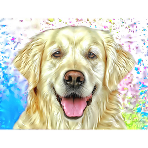 DOGS - Golden Retriever Precious by Alan Foxx - PoP x HoyPoloi Gallery