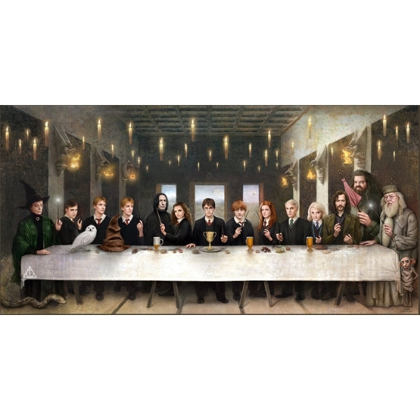 HARRY POTTER LAST SUPPER by Nathan Szerdy - PoP x HoyPoloi Gallery