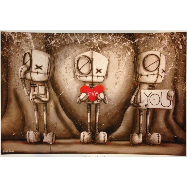 I Love You (sepia) by Fabio Napoleoni 