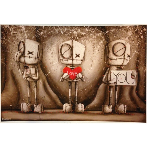 I Love You (sepia) by Fabio Napoleoni 