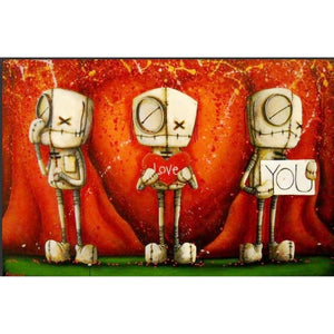 I LOVE YOU (COLOR) by Fabio Napoleoni - PoP x HoyPoloi Gallery