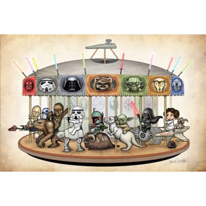 IN A CAROUSEL FAR FAR AWAY by Nathan Szerdy - PoP x HoyPoloi Gallery