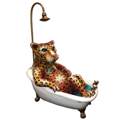 Jaguar in Bathtub by Carlos and Albert