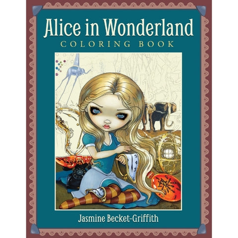 Alice in Wonderland colorin book by Jasmine Becket Griffith