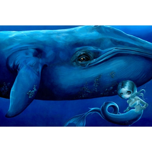 Big Blue Whale by Jasmine Becket Griffith