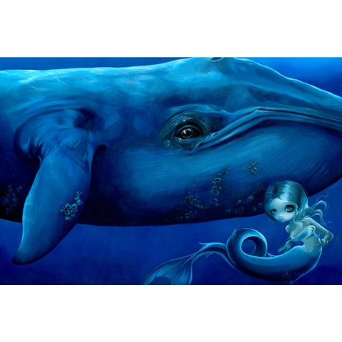 Big Blue Whale by Jasmine Becket Griffith