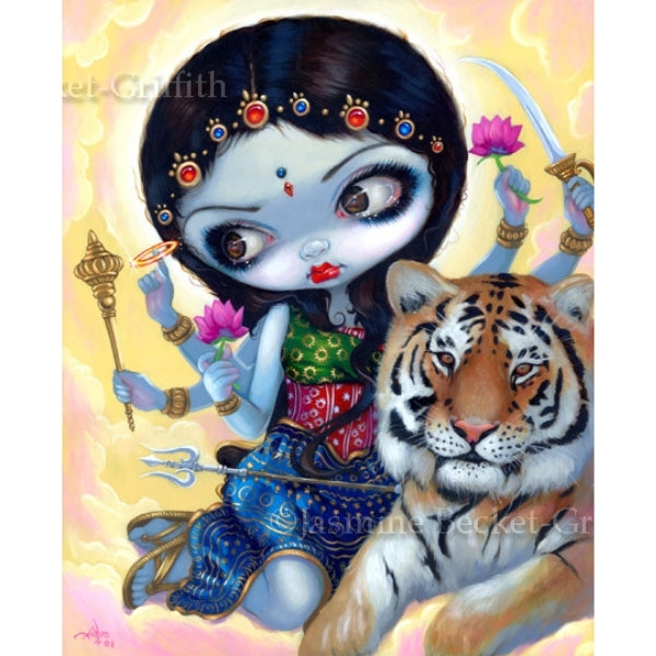 Durga and the Tiger by Jasmine Becket Griffith