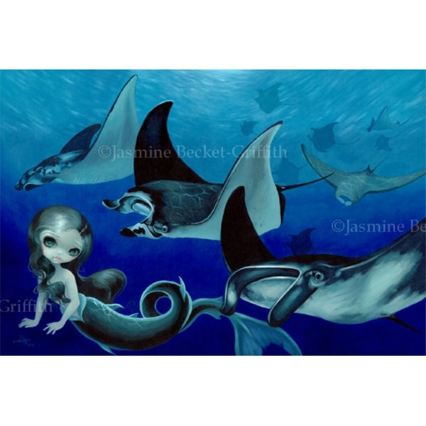Manta Ray Mermaid by Jasmine Becket Griffith