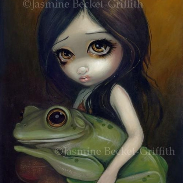 Little Frog Girl by Jasmine Becket Griffith