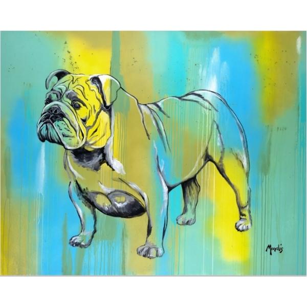 LOUIS-Bulldog by Michelle Mardis - PoP x HoyPoloi Gallery