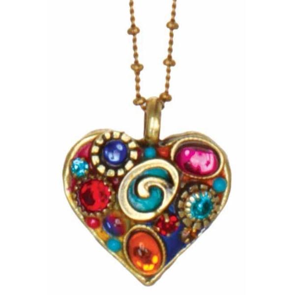 NECKLACE-Confetti-Large Heart - PoP x HoyPoloi Gallery