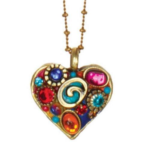 NECKLACE-Confetti-Large Heart - PoP x HoyPoloi Gallery