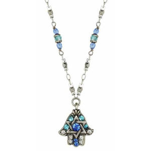 NECKLACE-HAMSA-Blue Star of David - PoP x HoyPoloi Gallery