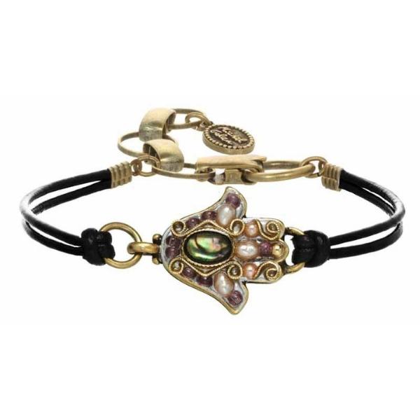 BRACELET-HAMSA-Abalone & Freshwater Pearl - PoP x HoyPoloi Gallery