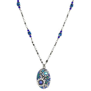 NECKLACE-Cerulean-Oval - PoP x HoyPoloi Gallery