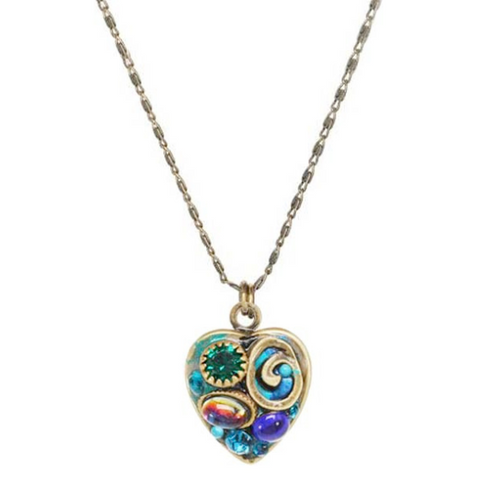 NECKLACE-Emerald-Heart - PoP x HoyPoloi Gallery