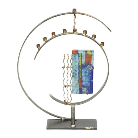 Menorah - Circular Art Deco