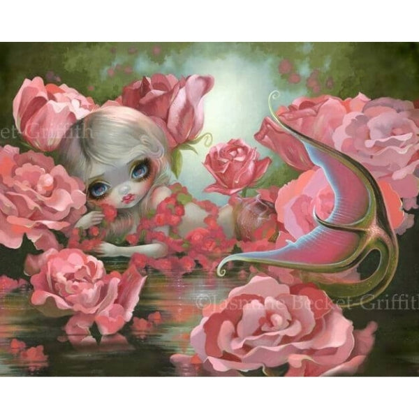 Mermaid with Roses by Jasmine Becket Griffith