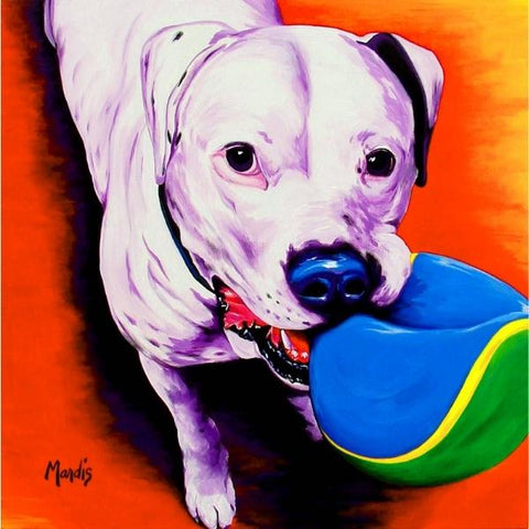 MOLLY-American Bulldog by Michelle Mardis - PoP x HoyPoloi Gallery