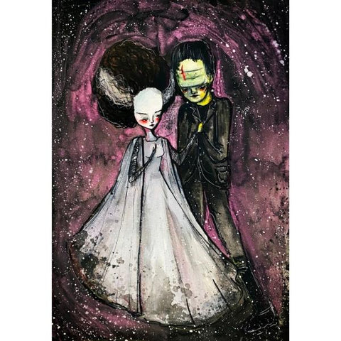 THE MONSTER AND HIS BRIDE by Jessica Von Braun - PoP x HoyPoloi Gallery