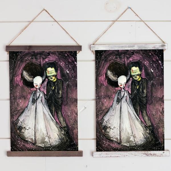 THE MONSTER AND HIS BRIDE by Jessica Von Braun - PoP x HoyPoloi Gallery