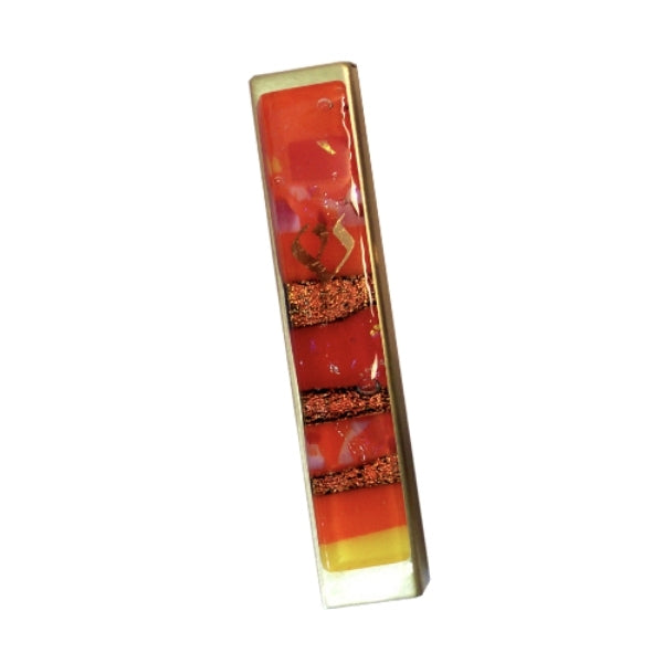 MEZUZAH - Mosaic Fused Glass - PoP x HoyPoloi Gallery