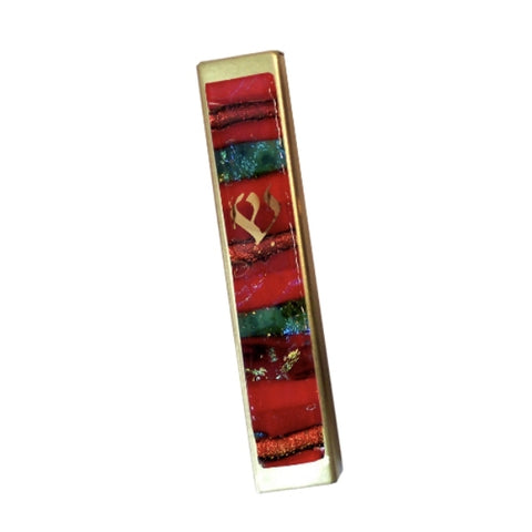 MEZUZAH - Mosaic Fused Glass - PoP x HoyPoloi Gallery