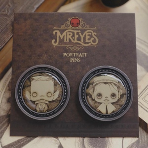 Mr. Eyes-PIN-Barnaby & Agnes Portrait - PoP x HoyPoloi Gallery