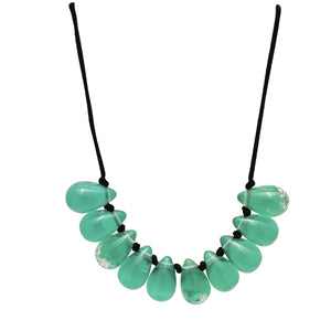 RAIN-Green & Silverleaf - Necklace - PoP x HoyPoloi Gallery