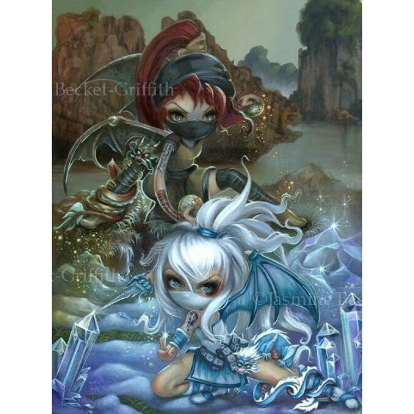 Ninja Dragonlings III by Jasmine Becket Griffith
