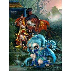 Ninja Dragonlings I by Jasmine Becket Griffith