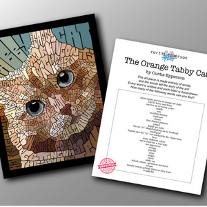 ORANGE TABBY CAT by Curtis Epperson - PoP x HoyPoloi Gallery