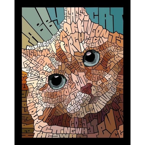 CAT-ORANGE TABBY by Curtis Epperson - PoP x HoyPoloi Gallery