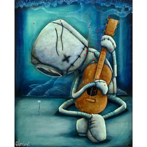 Playing on My Heartstrings by Fabio Napoleoni - 10"x12" Signed Open Edition