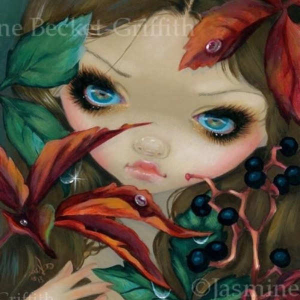 Poisonous Beauties X:Virginia Creeper by Jasmine Becket Griffith