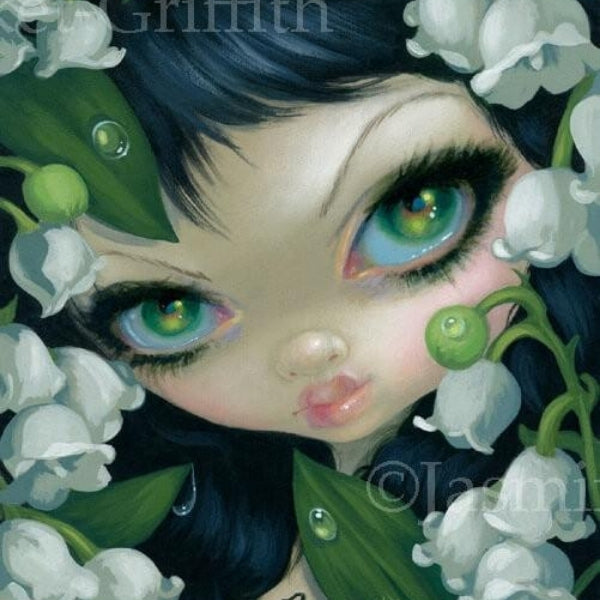 Poisonous Beauties XI:Lily of the valley by Jasmine Becket Griffith