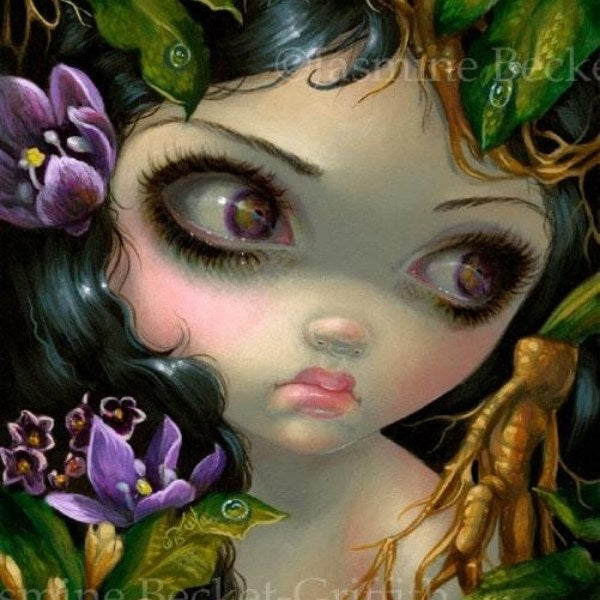 Poisonous Beauties XIV: Mandrake Root by Jasmine Becket Griffith