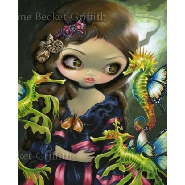 Poissons Volants:L'Hippocampe by Jasmine Becket Griffith