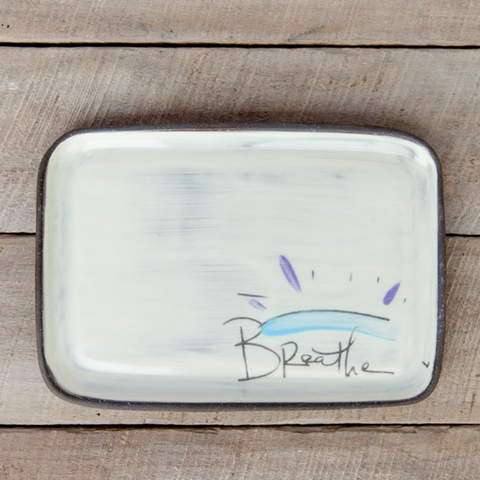 BREATHE Plate - Rectangle - PoP x HoyPoloi Gallery