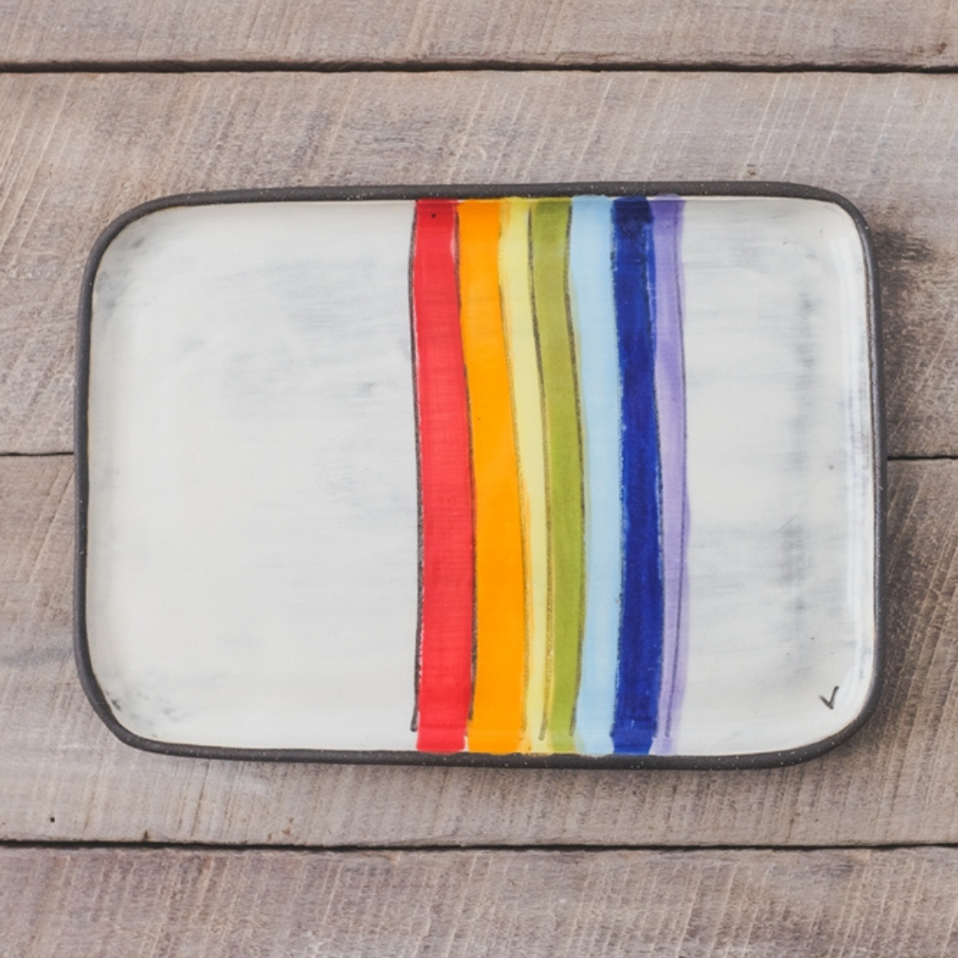 RAINBOW Plate - Rectangle - PoP x HoyPoloi Gallery
