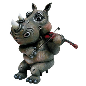 Rhino the Violinist by Carlos and Albert