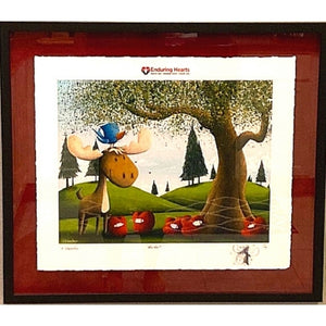 Resilient by Fabio Napoleoni - 16" x 19" Framed Limited Edition Paper Giclee